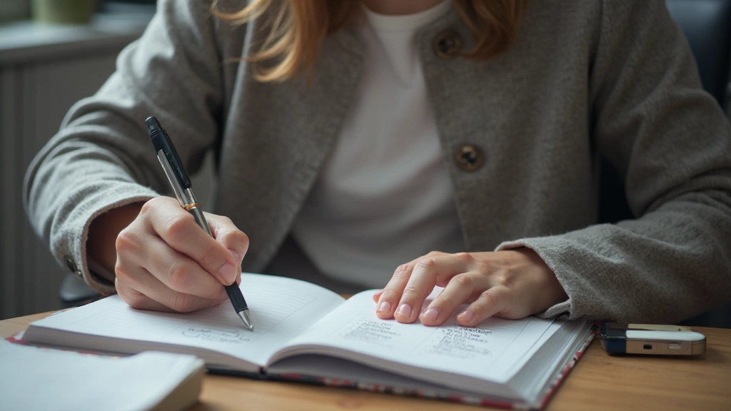 Voorbeeld van hoe thematische woordgroepen zijn opgedeeld in verschillende categorieën met voorbeelden